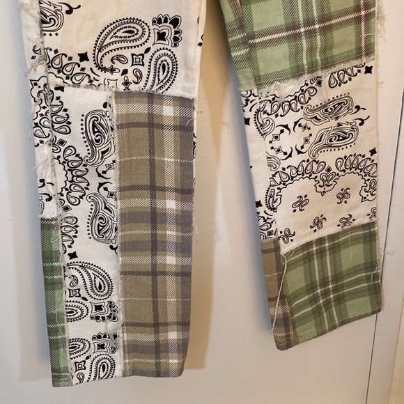 Jaded London Patchwork Bandana Jeans - Size 26 - Picture 3 of 6